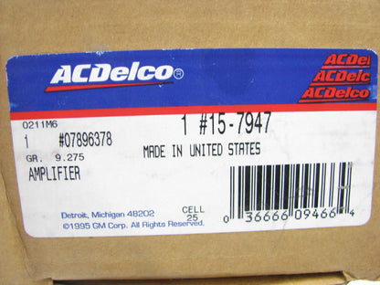 Acdelco 15-7947  Auto A/C Amplifier Programmer Potentiometer & Sensor 77-79 GM