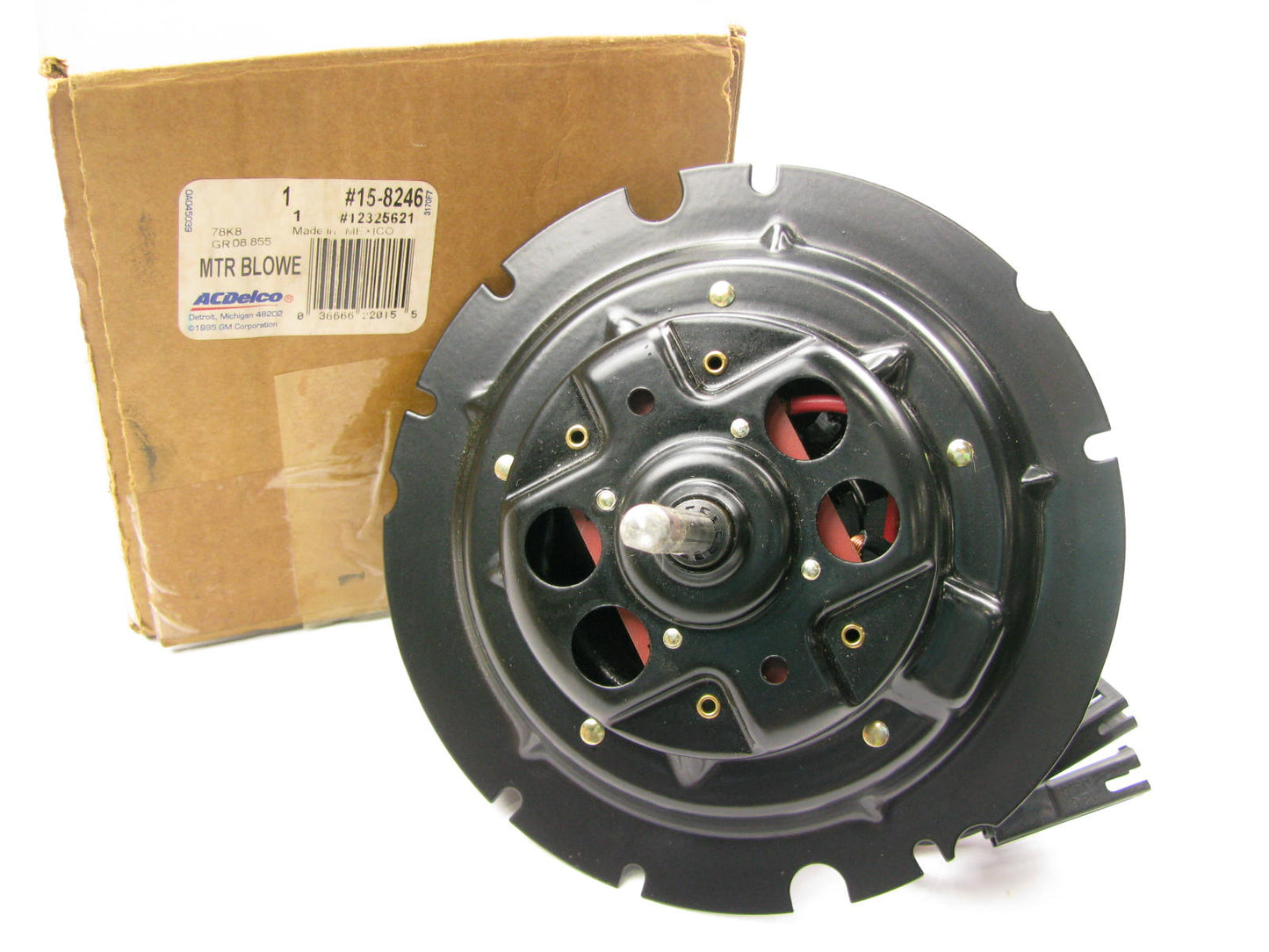 Acdelco 15-8246 Rear HVAC Blower Motor - 12325621