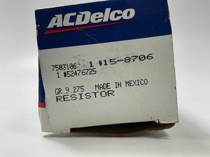 Acdelco 15-8706 HVAC Blower Motor Resistor 95-02 Cavalier, Sunfire