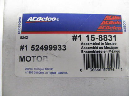 Acdelco 15-8831 Engine Cooling Fan Motor - 52499933 PM3777X