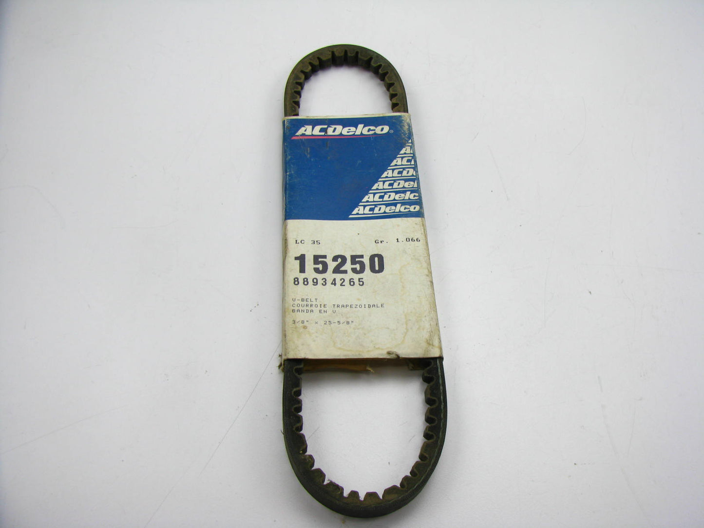 ACDelco 15250 Accessory Drive Belt, 3/8'' X 25-5/8''