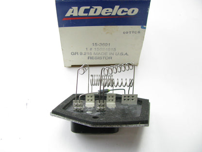 NEW OEM HVAC A/C Blower Motor Resistor ACDelco 15-3691 GM 15024815