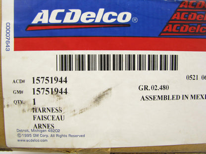 Acdelco 15751944 Secondary Oxygen Sensor Wiring Harness 2003-2007 Savana 6.0L