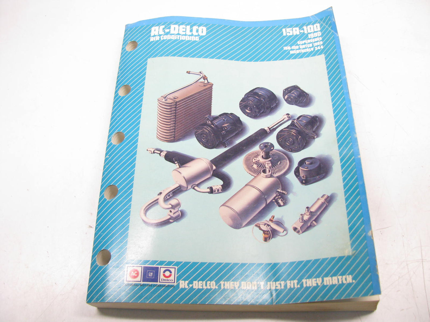 Acdelco 15A-100-1990 Air Conditioning Parts Catalog - Weatherly # 244, 588 Pages