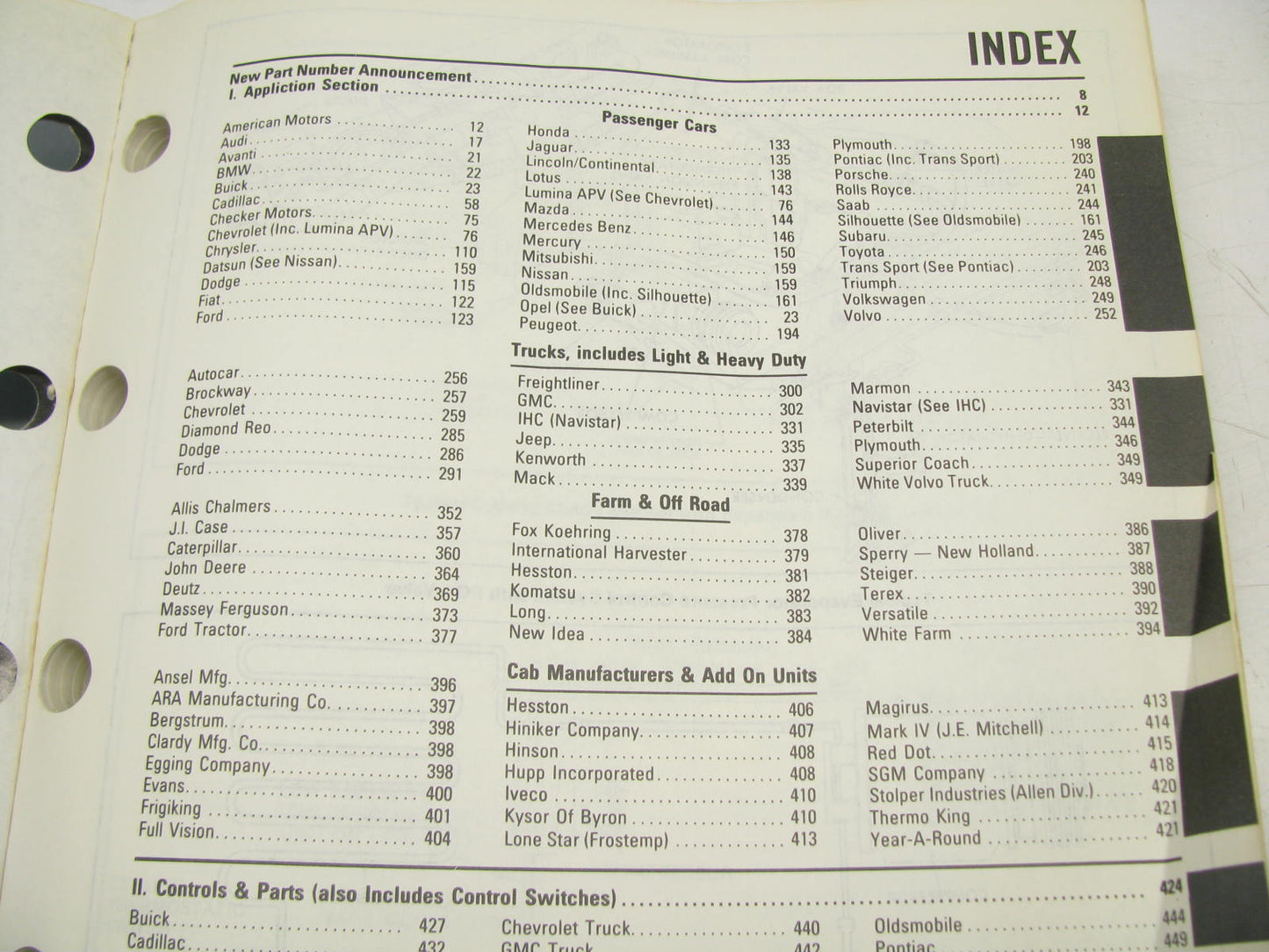 Acdelco 15A-100-1990 Air Conditioning Parts Catalog - Weatherly # 244, 588 Pages