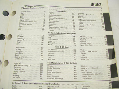 Acdelco 15A-100-1990 Air Conditioning Parts Catalog - Weatherly # 244, 588 Pages