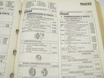 Acdelco 15A-100-1990 Air Conditioning Parts Catalog - Weatherly # 244, 588 Pages