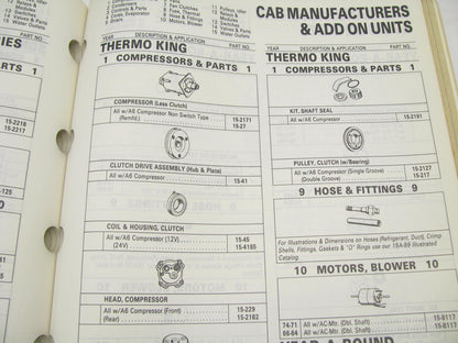 Acdelco 15A-100-1990 Air Conditioning Parts Catalog - Weatherly # 244, 588 Pages