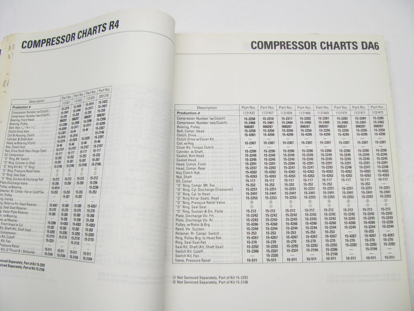 Acdelco 15A-99 A/C Air Conditioning Illustrated Catalog Weatherly # 244 1988