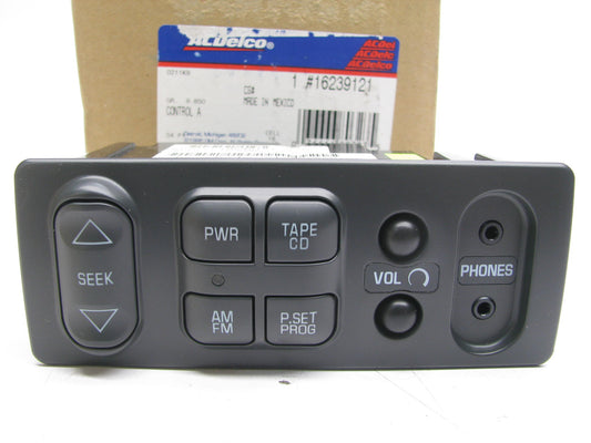 NOS Rear Radio Module Interface ACDelco GM Original Equipment 16239121