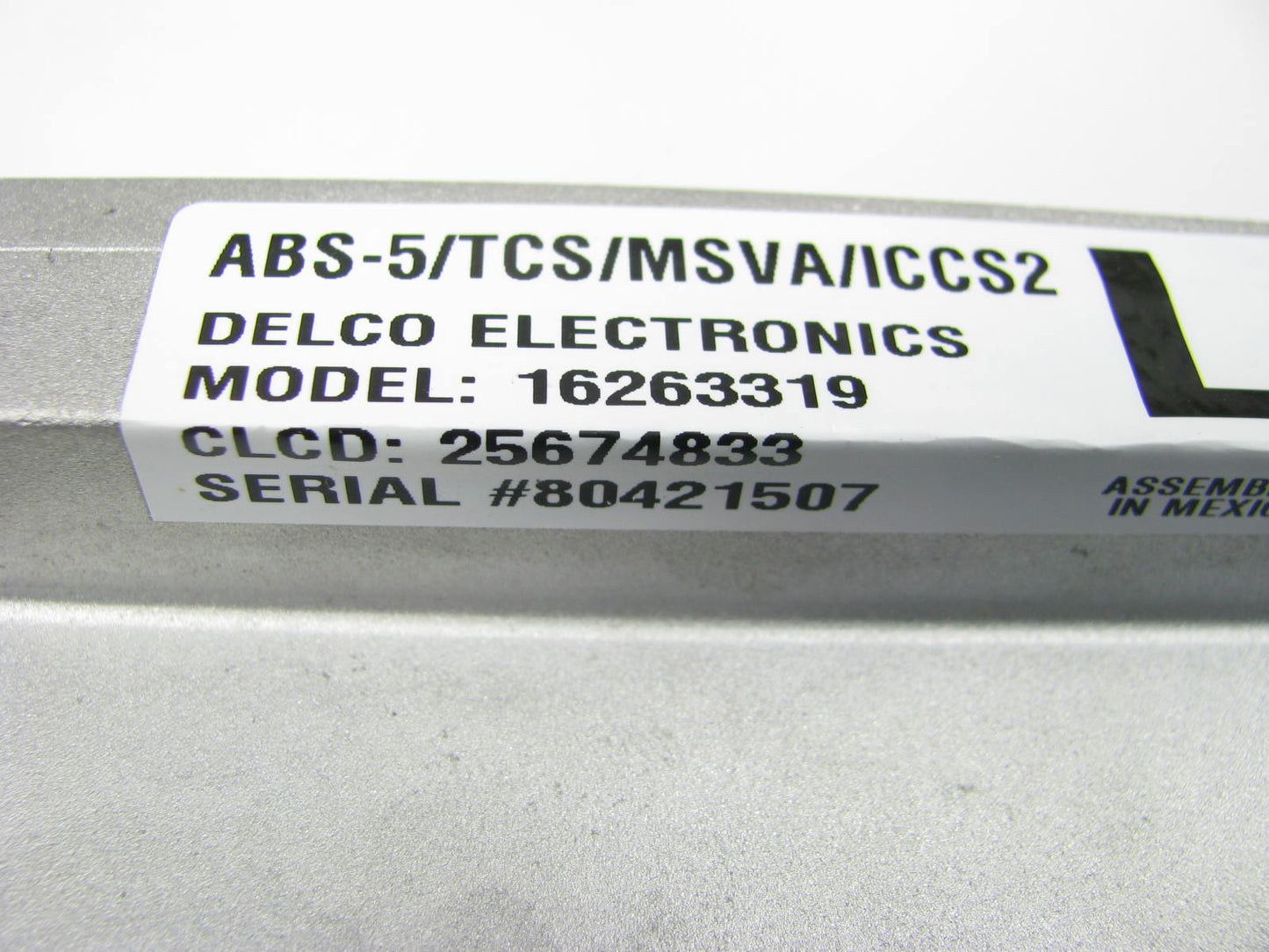 NEW GENUINE Ac Delco OEM GM 16265346 ABS Active Brake Control Module