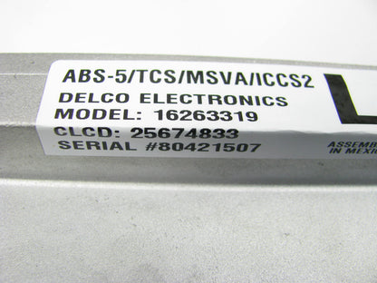 NEW GENUINE Ac Delco OEM GM 16265346 ABS Active Brake Control Module