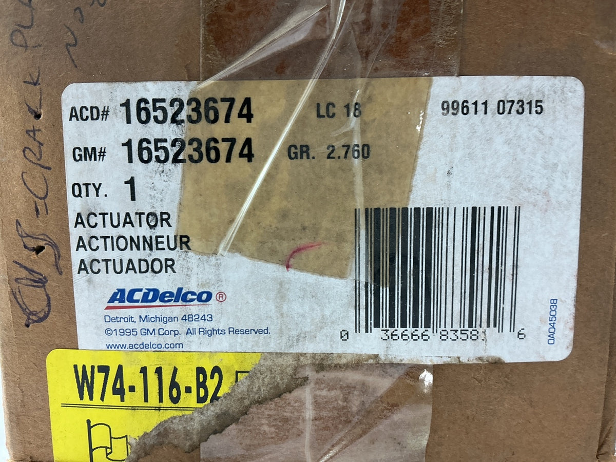 NOS Acdelco OEM GM 16523674 Left Headlight Motor - 1997-1999 Chevrolet Corvette