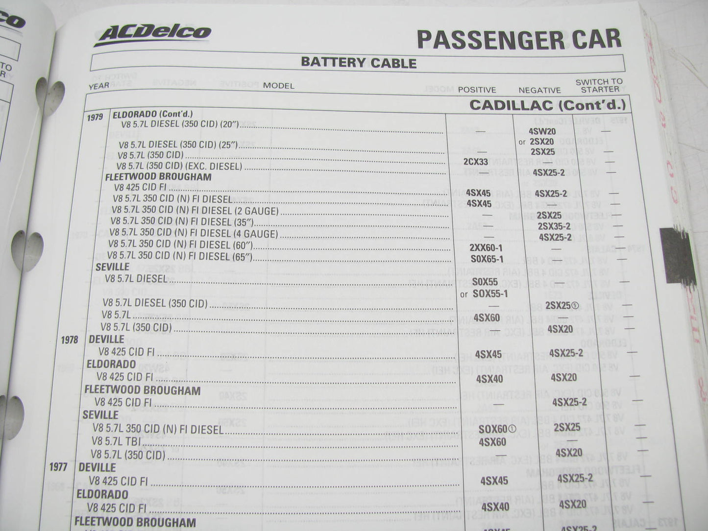 Acdelco 16A-100-2000 Wire & Cable Catalog - 2000, Weatherly # 432, 858 Pages