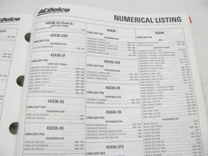 Acdelco 16A-100-2000 Wire & Cable Catalog - 2000, Weatherly # 432, 858 Pages