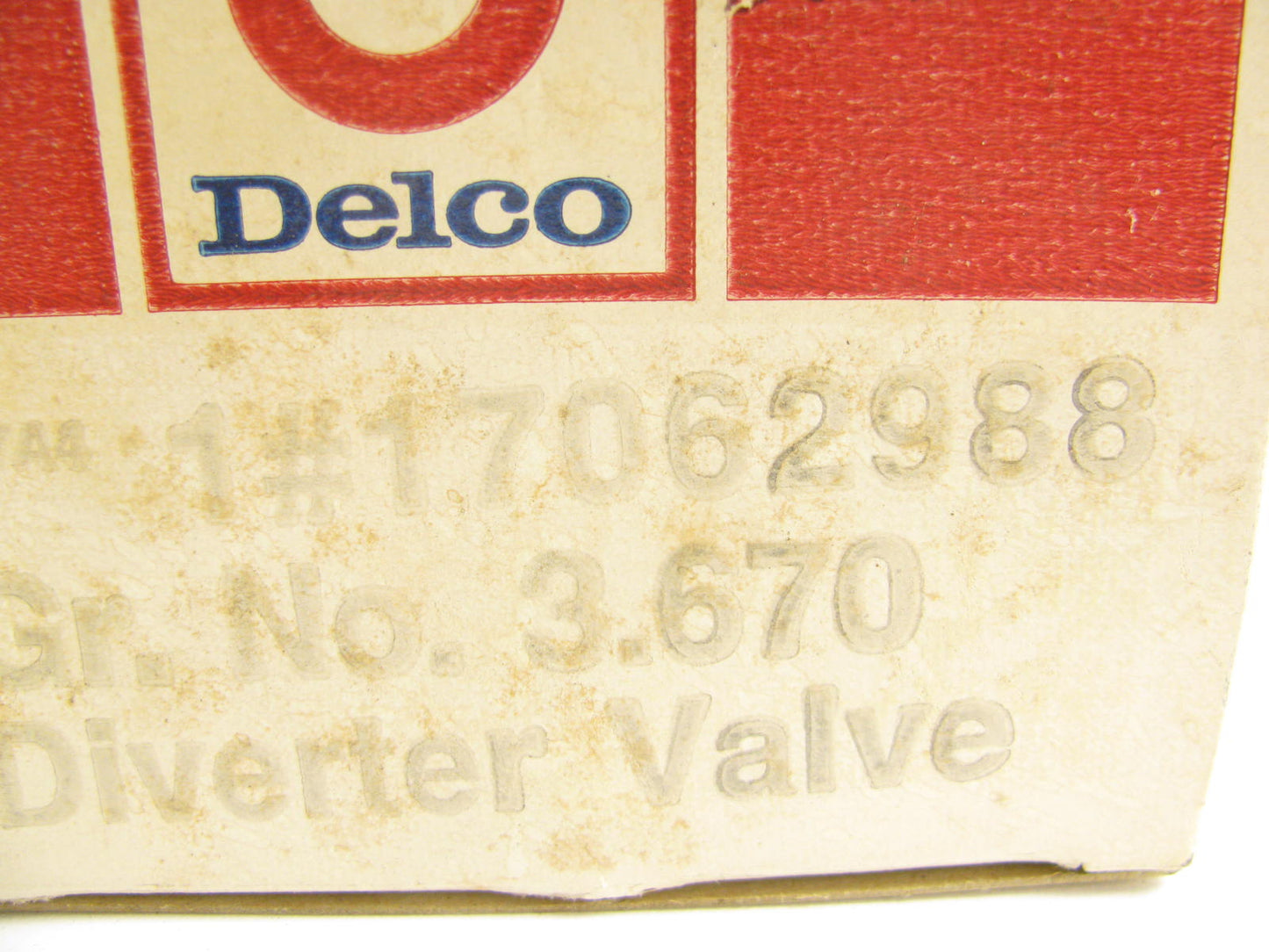 Acdelco 17062988 Secondary Air Injection Bypass Valve 1980-1984 B6000 C5000/7000