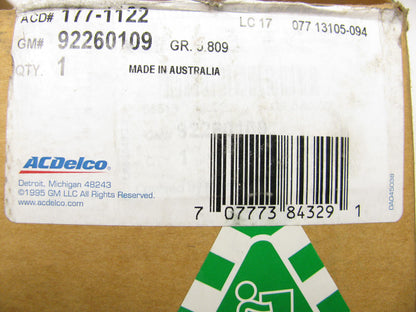 Genuine Acdelco 177-1122 Front Brake Rotor