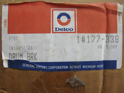 NEW GENUINE Acdelco 177-336 Rear Brake Drum GM# 14050301