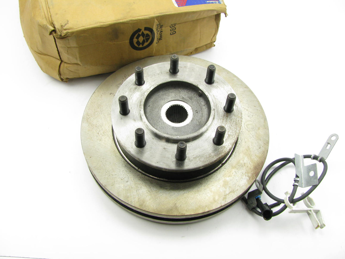 NEW GENUINE Acdelco 177-773 Front Right Brake Hub & Rotor - 1995 GMC K3500 8-LUG