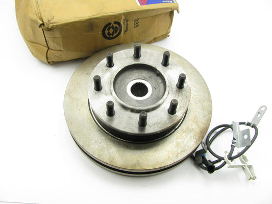 NEW GENUINE Acdelco 177-773 Front Right Brake Hub & Rotor - 1995 GMC K3500 8-LUG