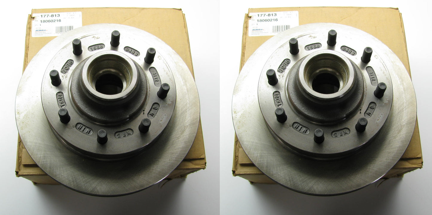(x2) Front Brake Rotor & Hub Acdelco 177-813  For 1992-1999  C1500