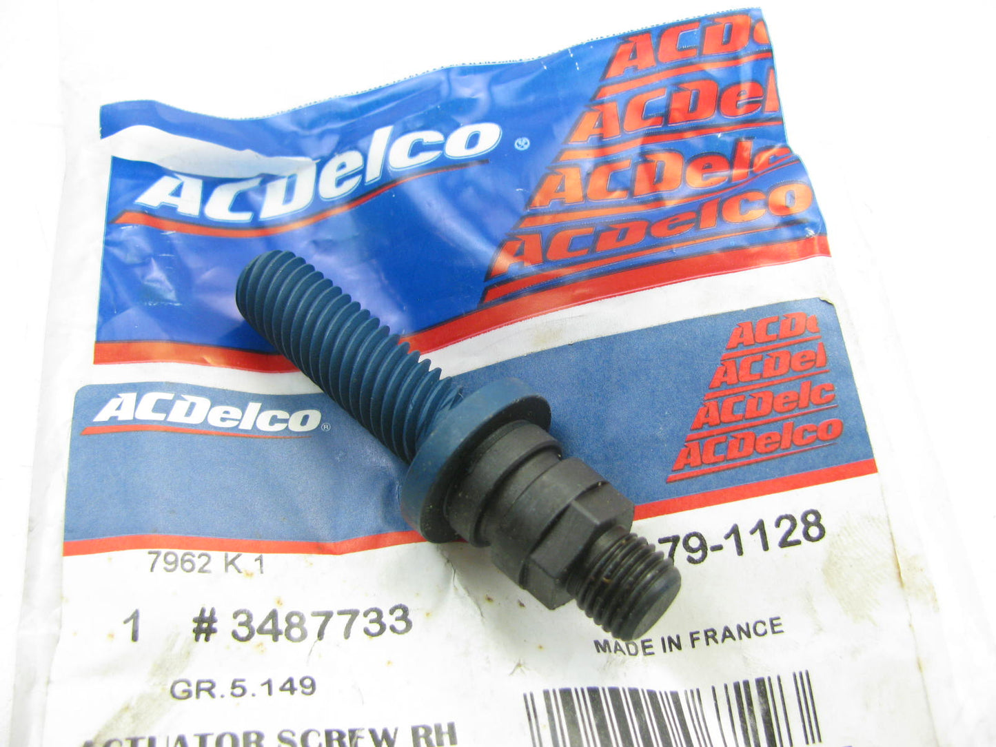 NEW GENUINE OEM Acdelco 179-1128 Parking Brake Shoe Actuator Bolt - Right Side
