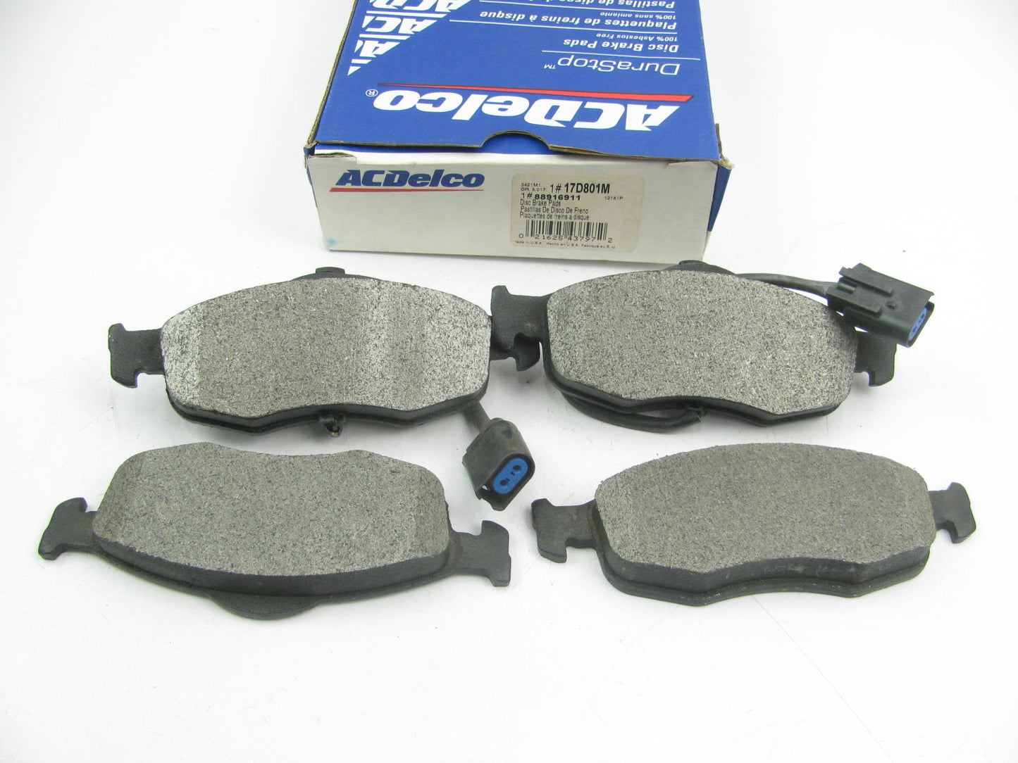 Acdelco 17D801M Semi-Metallic Disc Brake Pads - Front