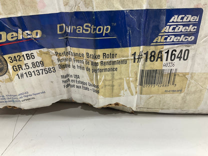 NEW GENUINE Acdelco 18A1640 REAR LEFT Performance Disc Brake Rotor 19137583