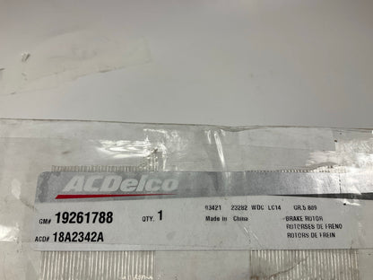 Acdelco 18A2342A Front Brake Rotor - 19261788