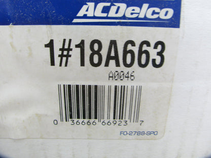 Disc Brake Rotor-Non-Coated Front,Rear ACDelco 18A663A