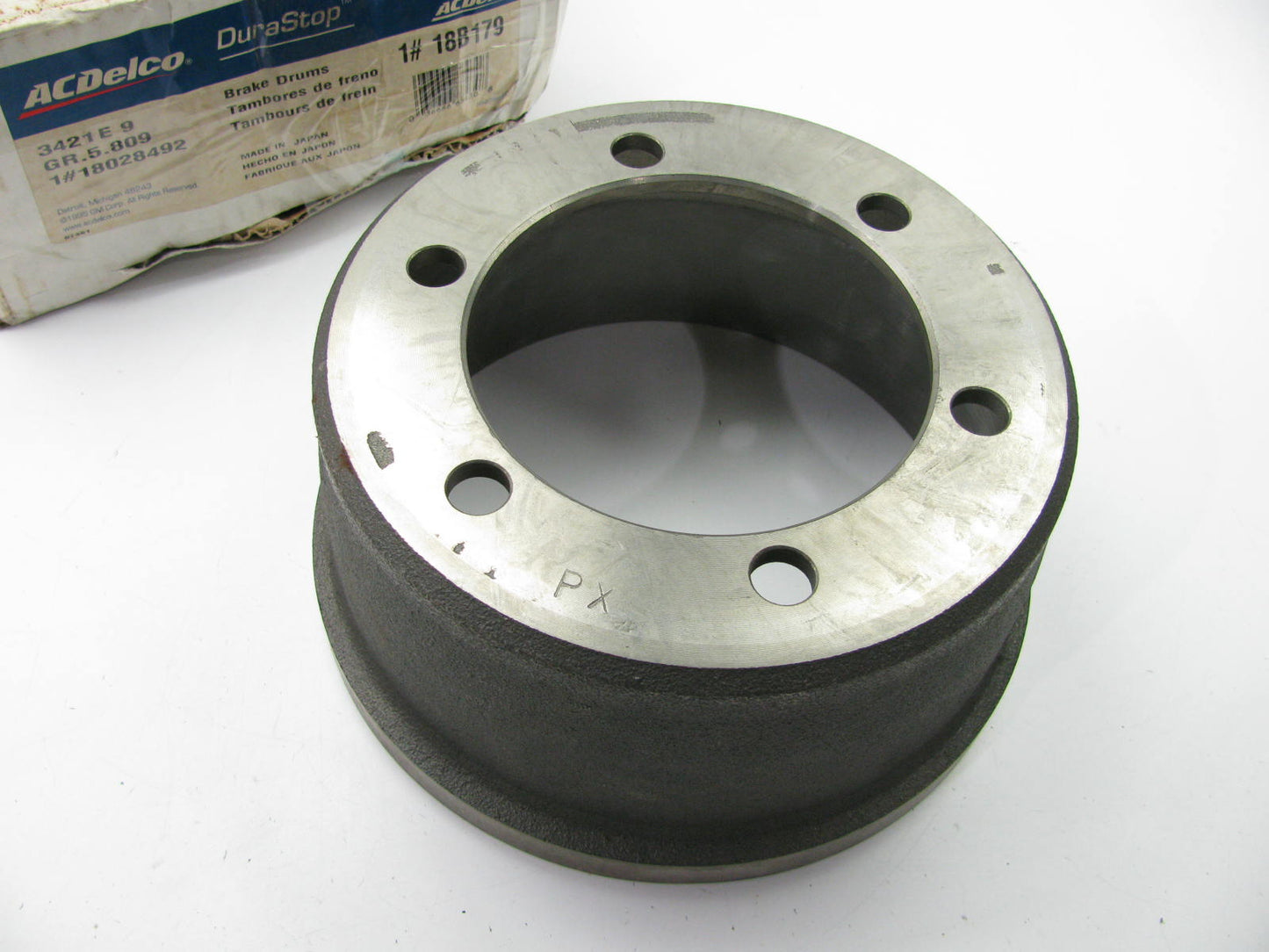 Acdelco 18B179 Brake Drum For 83-92 Nissan 720, D21 W/ Dual Rear Wheels