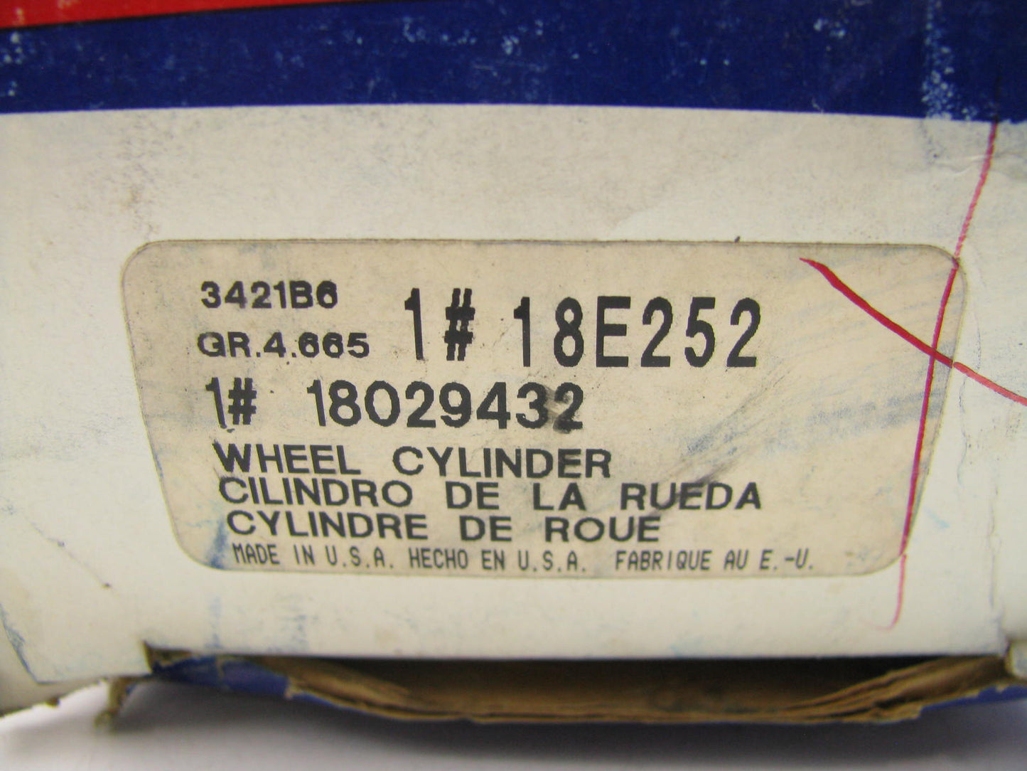 Acdelco 18E252 Rear Right Drum Brake Wheel Cylinder For 1980 Chevrolet C70