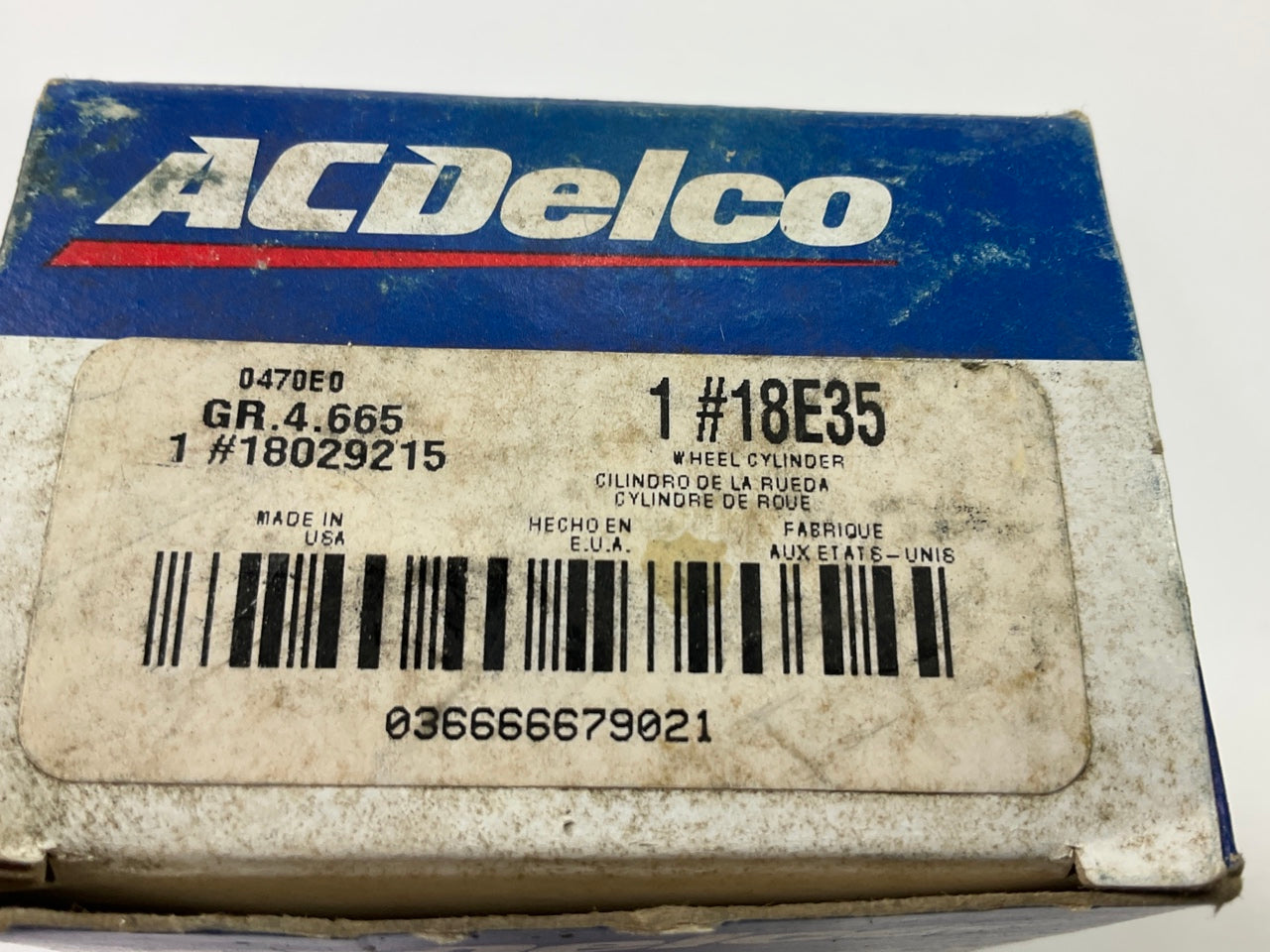 Acdelco 18E35 FRONT Left Drivers Drum Brake Wheel Cylinder - 75-77 Ford P-500