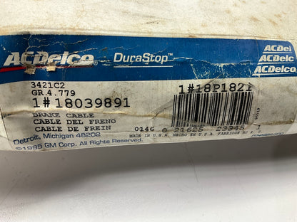 NEW Acdelco 18P1821 REAR LEFT Parking Brake Cable For 98-02 S10 & Sonoma 4WD