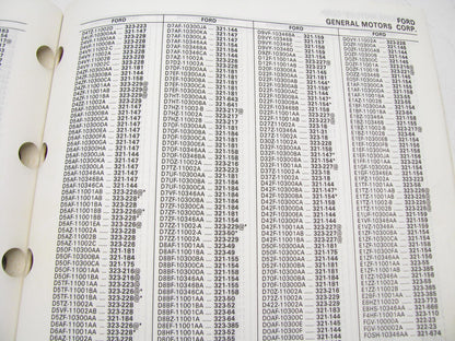 Acdelco 1A-100 Alternators, Generators, Starters Catalog - 1991, Weatherly #512