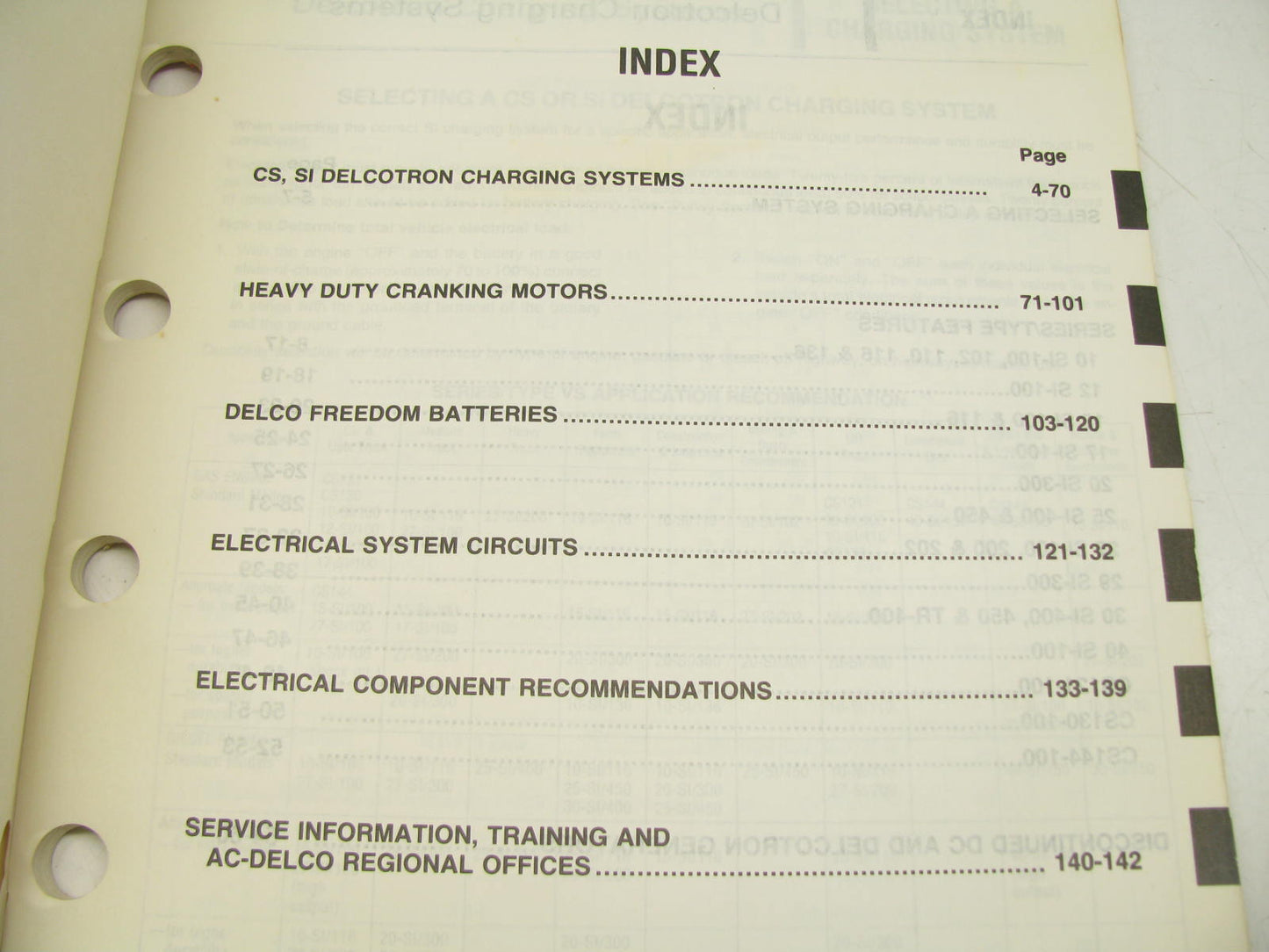 DELOC REMY AC Delco Charging Heavy Duty Alternator Starter Parts Catalog 1987