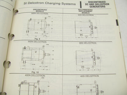 DELOC REMY AC Delco Charging Heavy Duty Alternator Starter Parts Catalog 1987