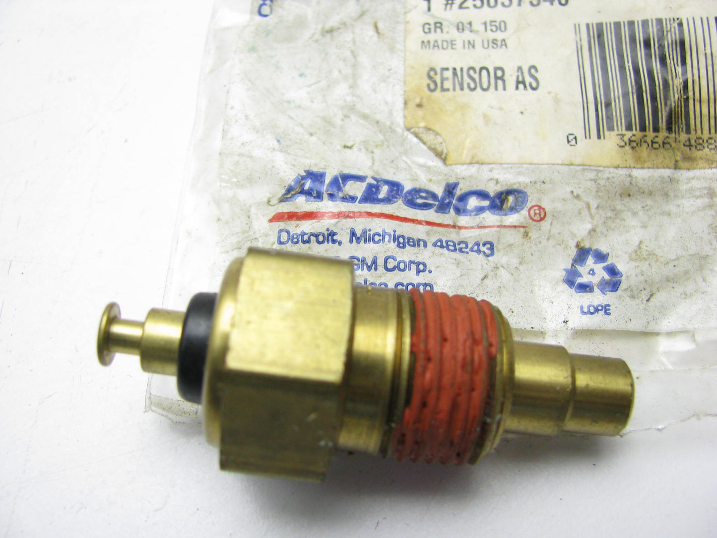 NEW GENUINE Acdelco 213-80 Coolant Temperature Sensor OEM GM # 25037346
