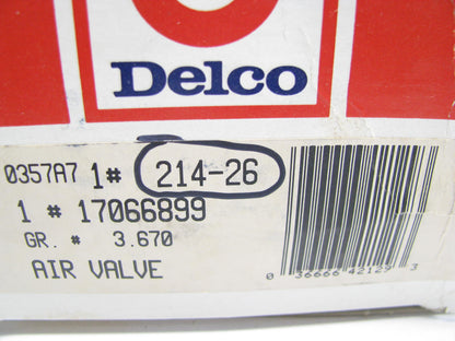 New OEM Acdelco 214-26 Air Bypass Diverter Valve