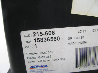 Acdelco 215-606 Charcoal Fuel Vapor Canister - 15836560