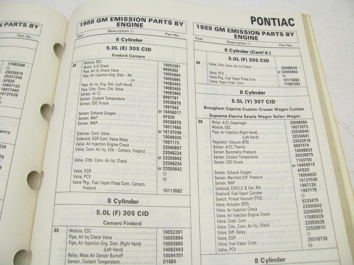 Acdelco 21A-100-1990 Emissions Control Devices - Weatherly # 170, 602 - 477 PGS