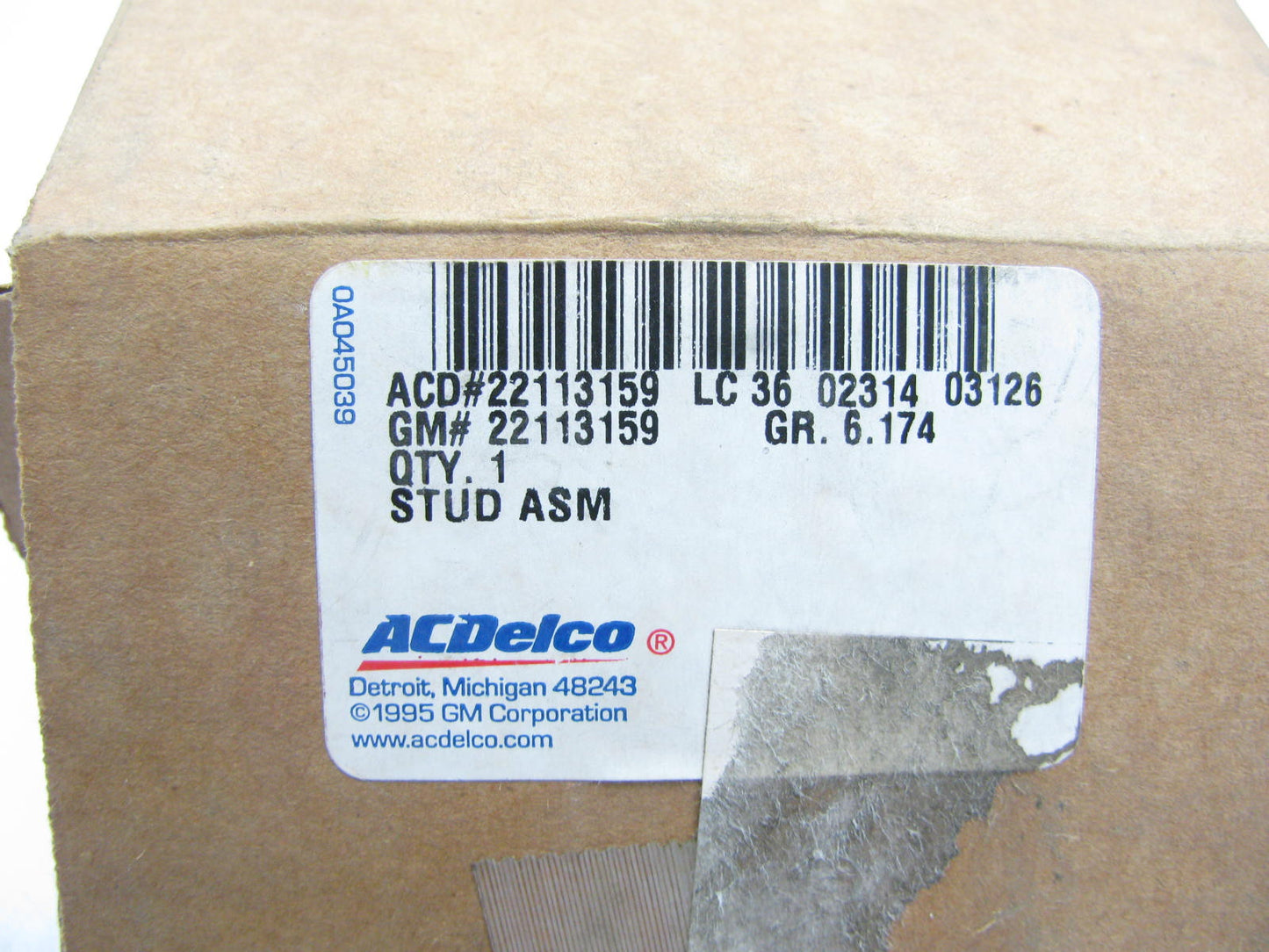 NEW GENUINE Acdelco 22113159 LOWER Ball Joint - 1992-96  Lumina APV, Trans Sport
