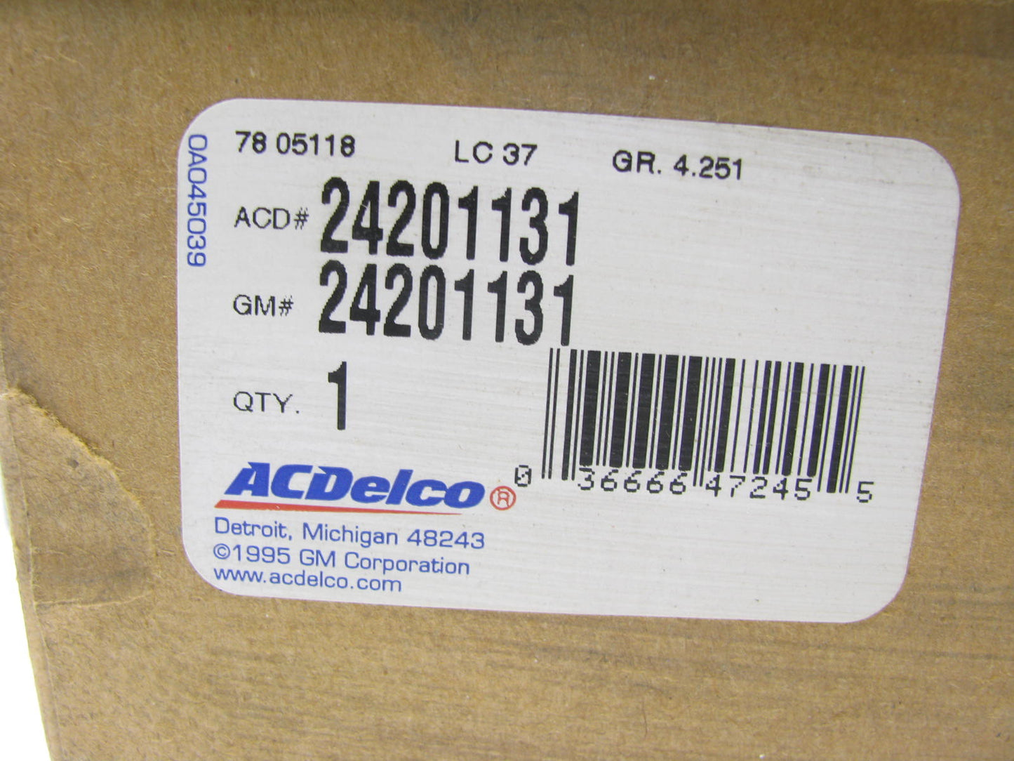 Acdelco 24201131 Automatic Transmission 2-4 Band 700R4 700 4L60 4L60E 4L65E M30