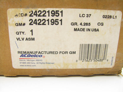 REMAN. OEM Acdelco 24221951 Automatic Transmission Valve Body 4T45-E 4T45 4T40-E