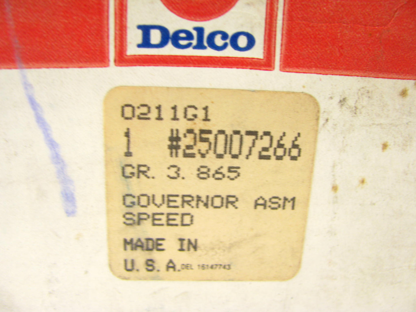 NOS 1981-1982 School Bus 366 427 Gas V8 3200 RPM Speed Governor Control Module