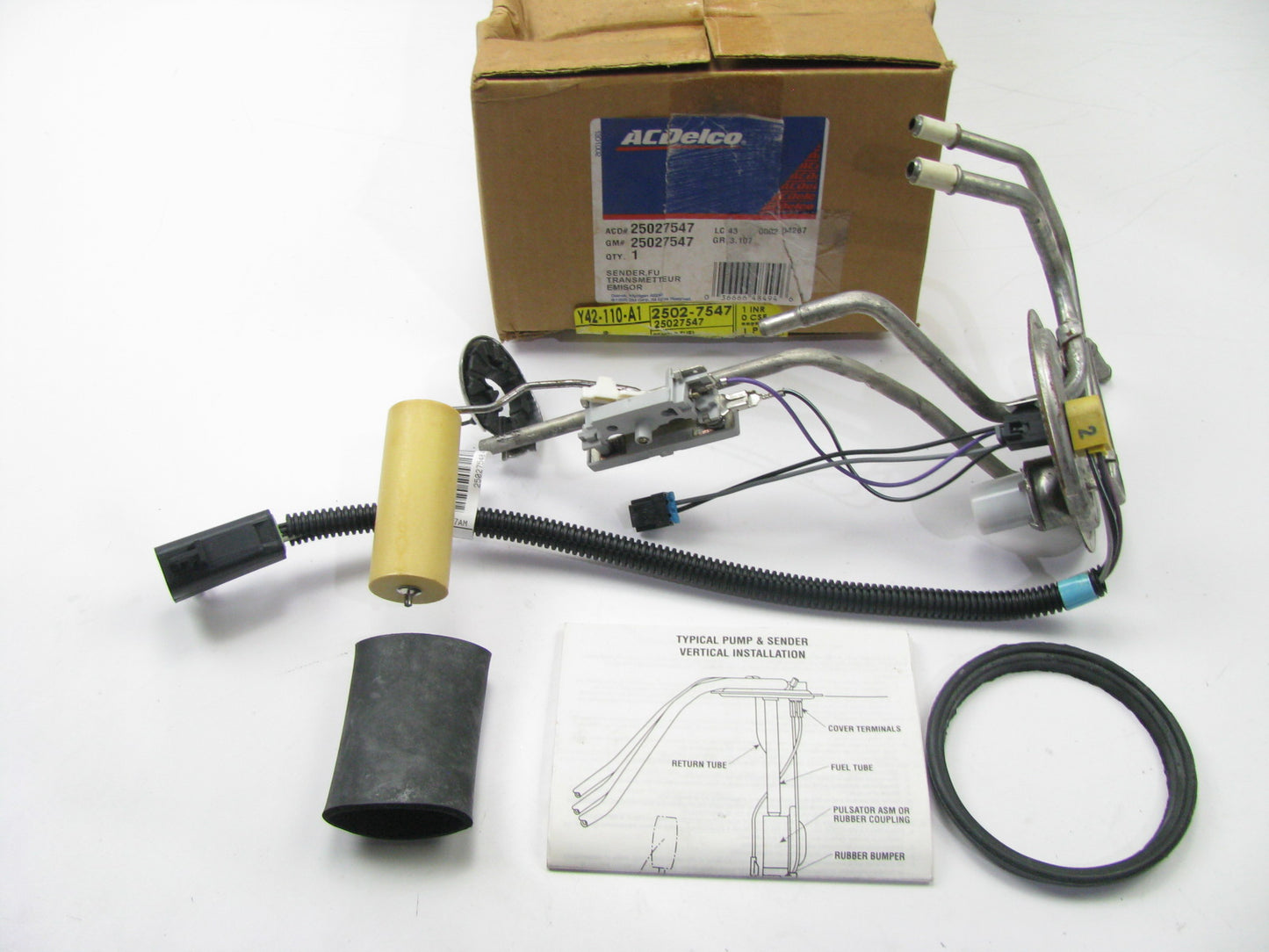 NEW GENUINE Acdelco 25027547 Fuel Tank Sending Unit OEM