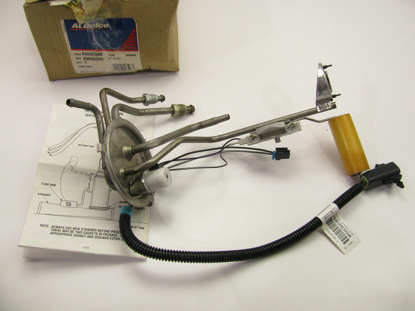 Acdelco 25028349 Fuel Level Sender