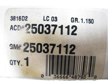 Acdelco 25037112 Engine Oil Pressure Sender Switch