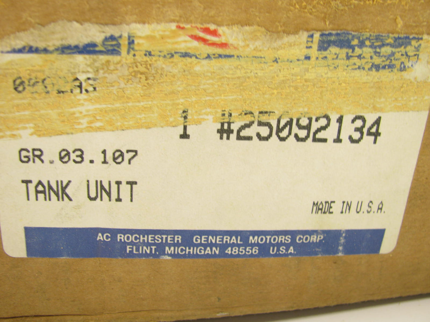 ACDelco GM Original Equip 25092134 - Fuel Tank Sending Unit