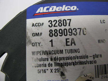 Acdelco 32807 Windshield Wiper Vacuum Tubing - 5/16'' X 25'